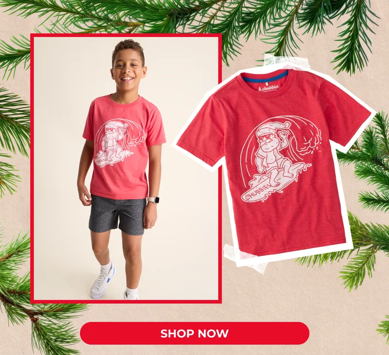 Boys T-Shirt: The Ol' Surfin' Nick - Red