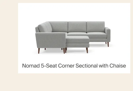 Nomad 5-Seat Corner Sectional with Ottoman