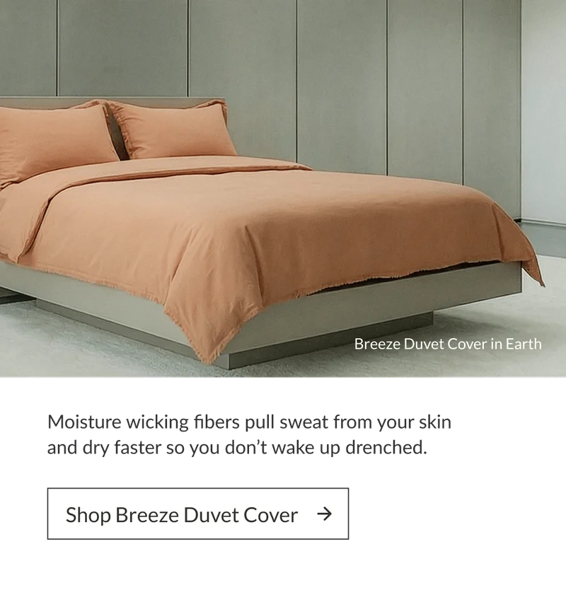 Breeze Duvet Cover in Earth