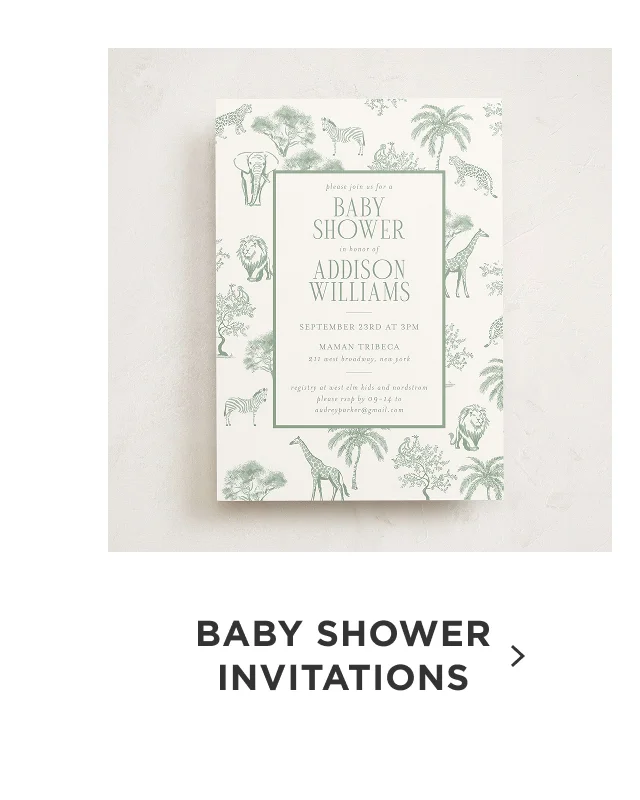 Baby Shower Invitations