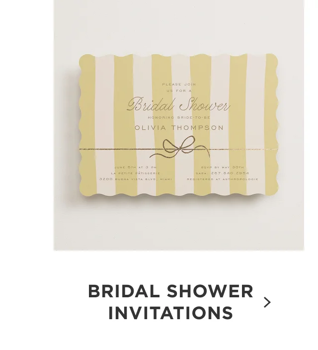 Bridal Shower Invitations