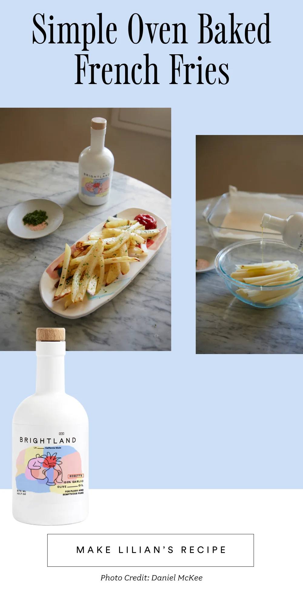 Simple Oven Baked Fries