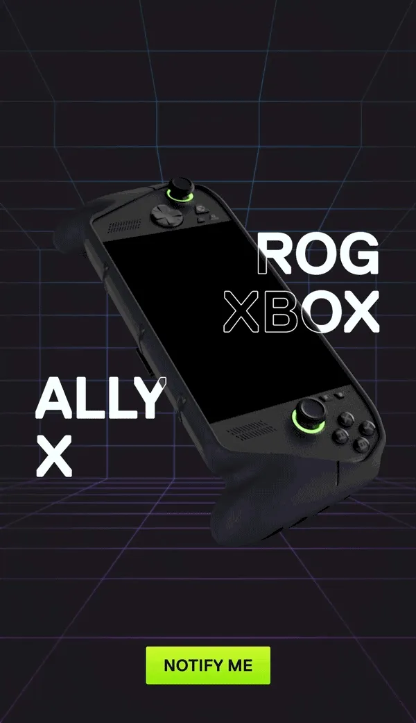 ROG Xbox Ally X: Get Notified