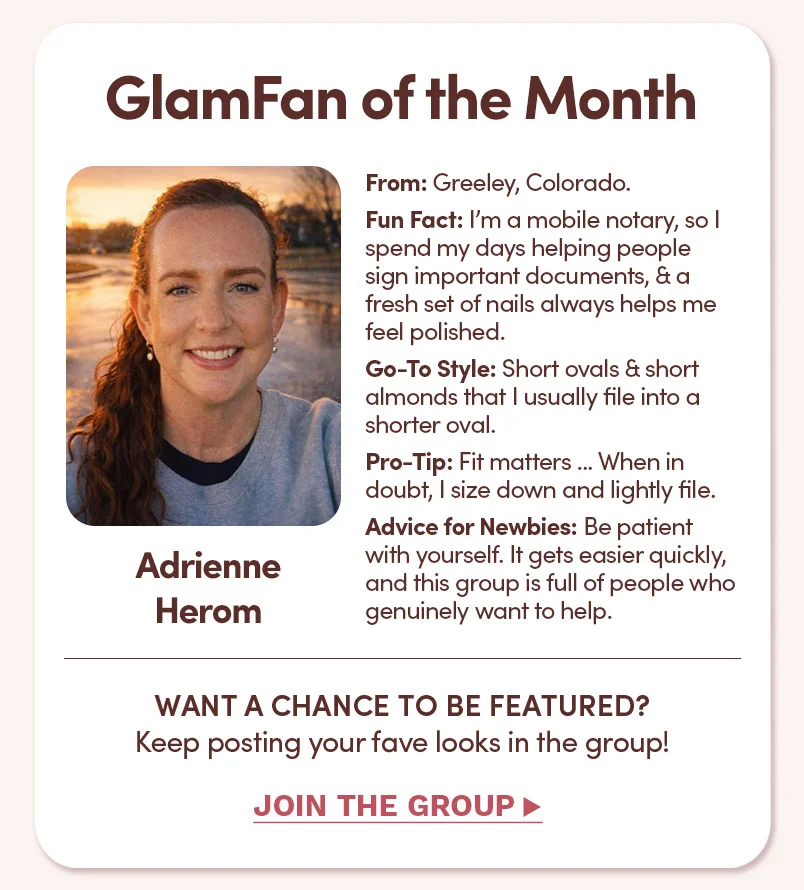 GlamFan of the Month. Join the Group