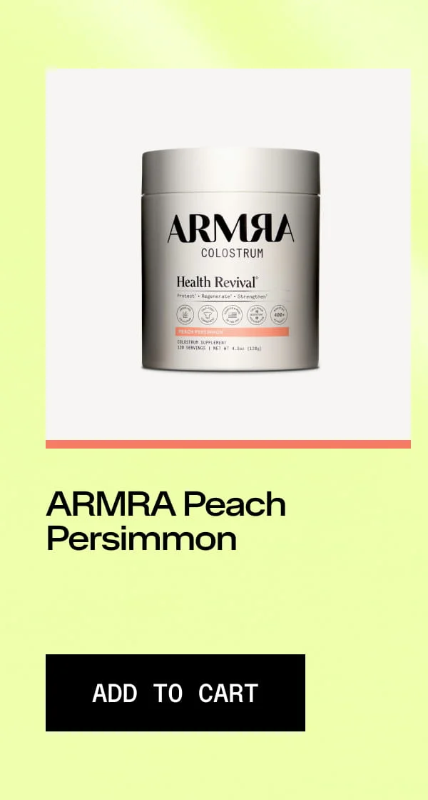 ARMRA Peach Persimmon limited-edition jar.
