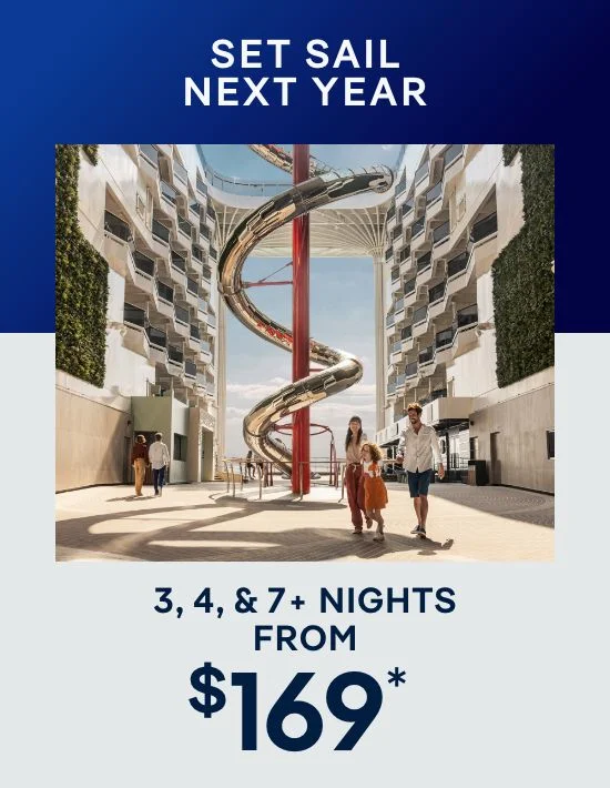 Holidays at Sea – 3, 4, & 7+ Nights – Click to View Cruises & Book Now