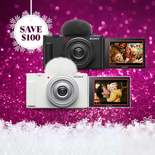 Save $100 | ZV-1F Vlog Camera for Content Creators and Vloggers
