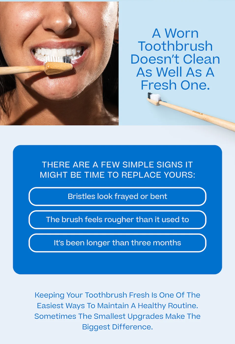 There are a few simple signs it might be time...