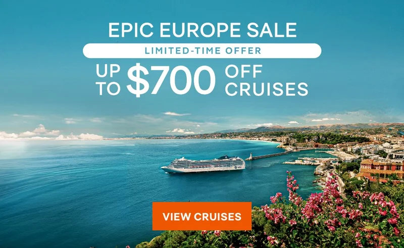 Epic Europe Sale – Up to $700 Off Cruises – Limited-Time Offer – Click to View Cruises & Book Now