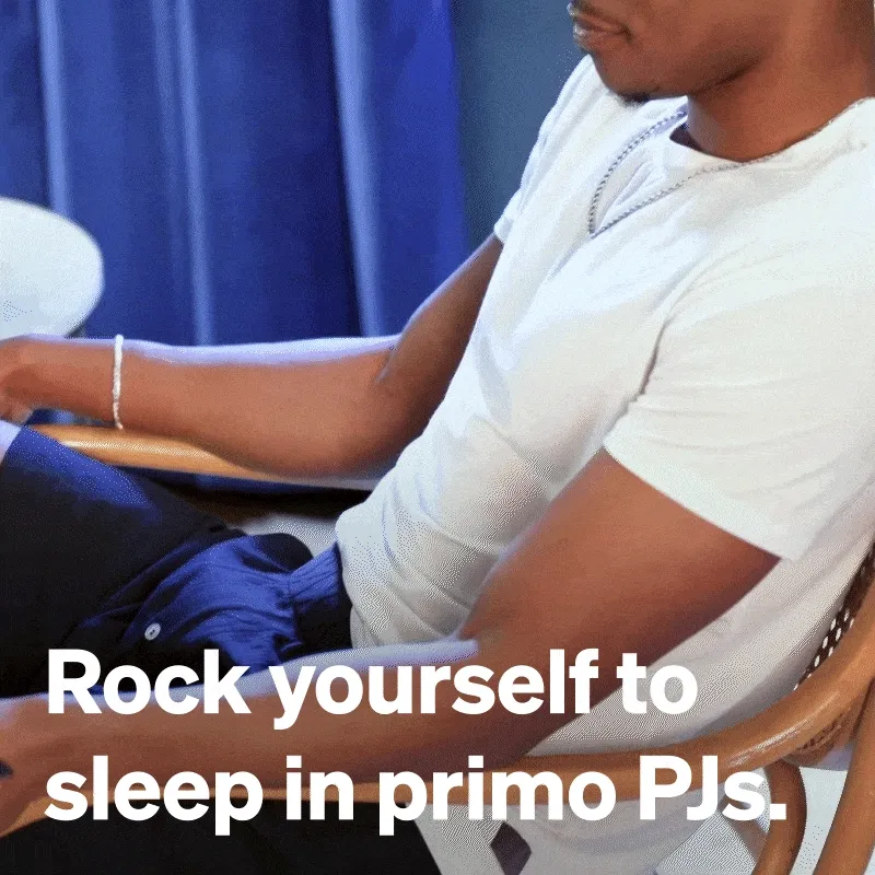 Rock yourself to sleep in primo PJs.