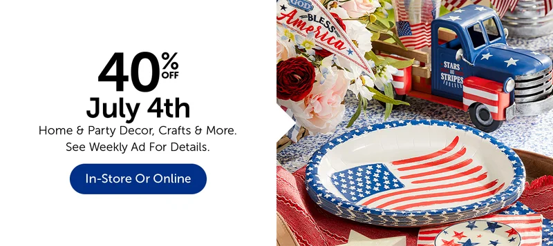 40% Off July 4th