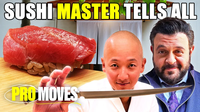 How to eat sushi the right way, according to a master chef.