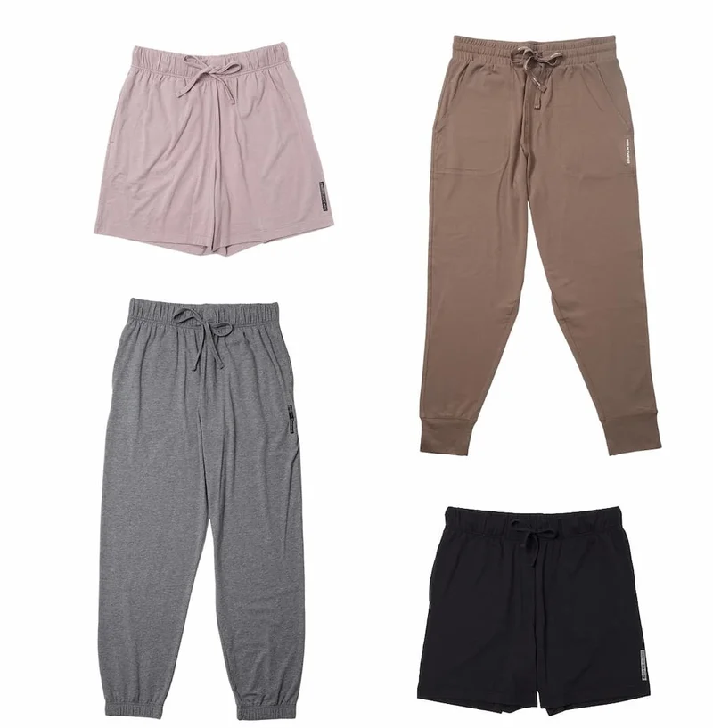 Pants and shorts in different styles