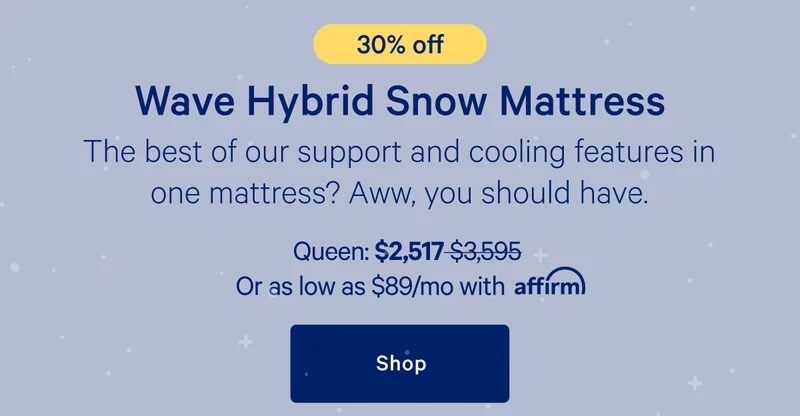 [30% off} >> Wave Hybrid Snow Mattress >>