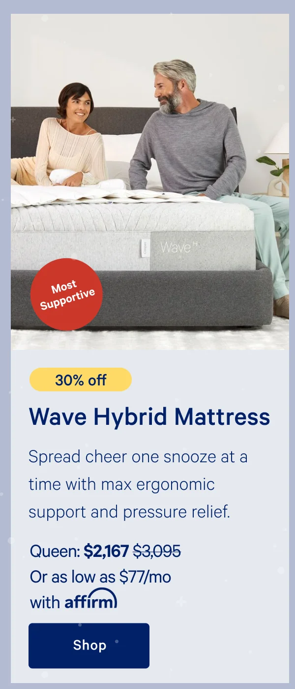 [30% off] >> Wave Hybrid Mattress >>