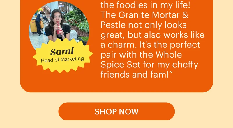 The Spice and Grind Set Sami - Head of Marketing SHOP NOW