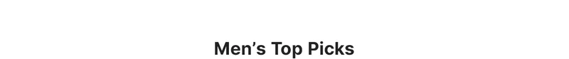 Men’s Top Picks