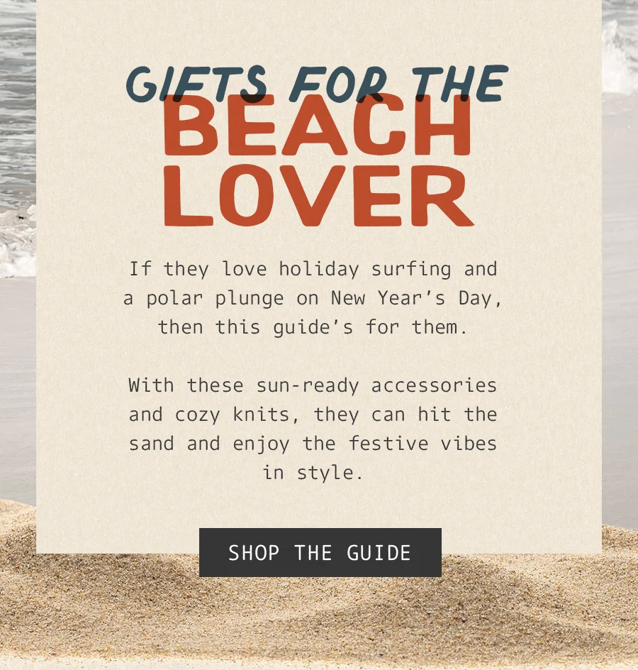 Gifts for the beach lover
