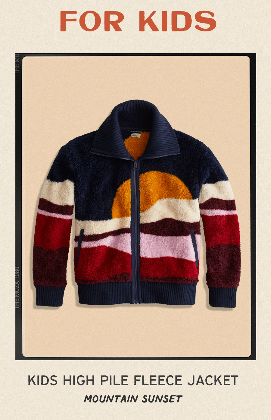 For kids High Pile Fleece Jacket