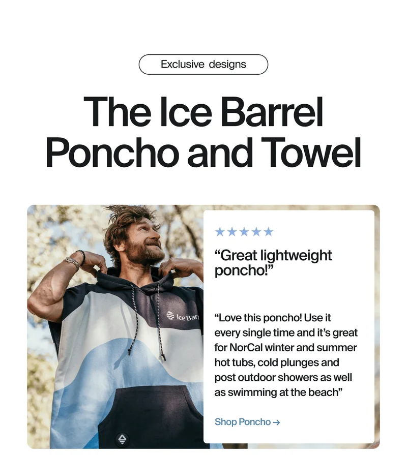 Ice Barrel Poncho