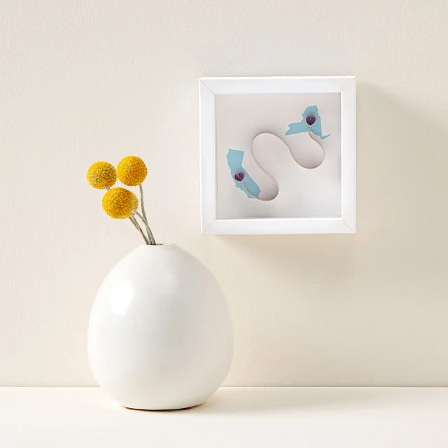 Love Across States 3D Art