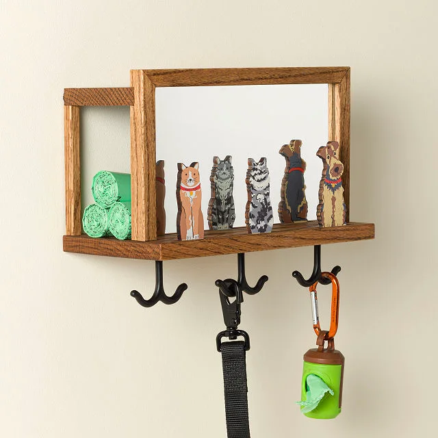 Wags & Whiskers Custom Mirrored Entry Organizer