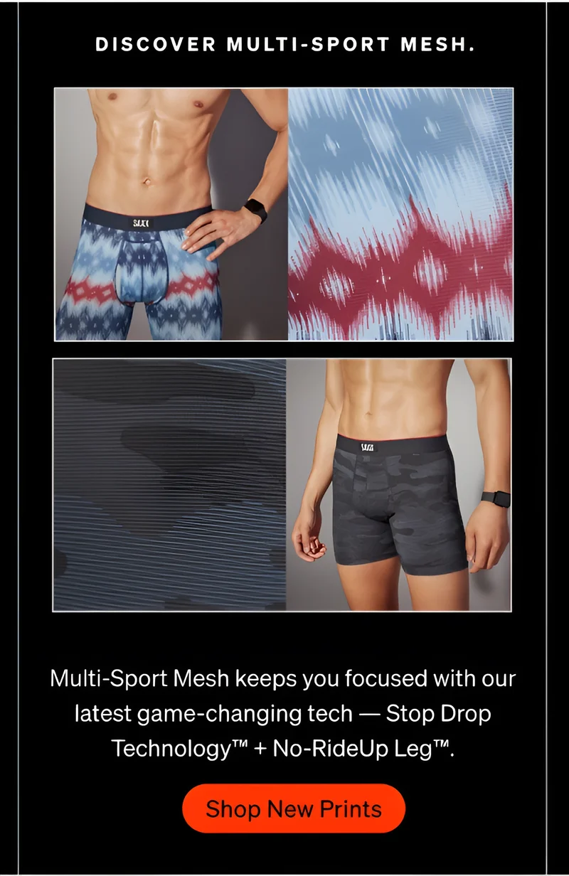 Multi-Sport Mesh.