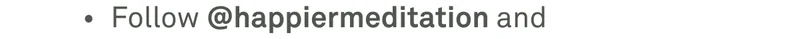 Follow Happier