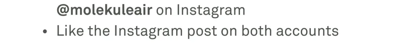Follow Molekule on Instagram