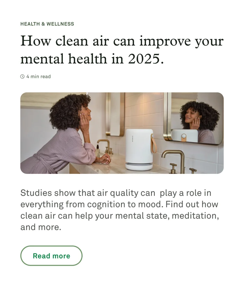 How clean air can improve your mental health in 2025