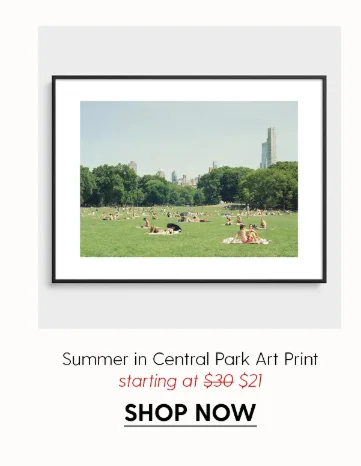 Summer in Central Park New York City | 35mm Film Photography Art Print