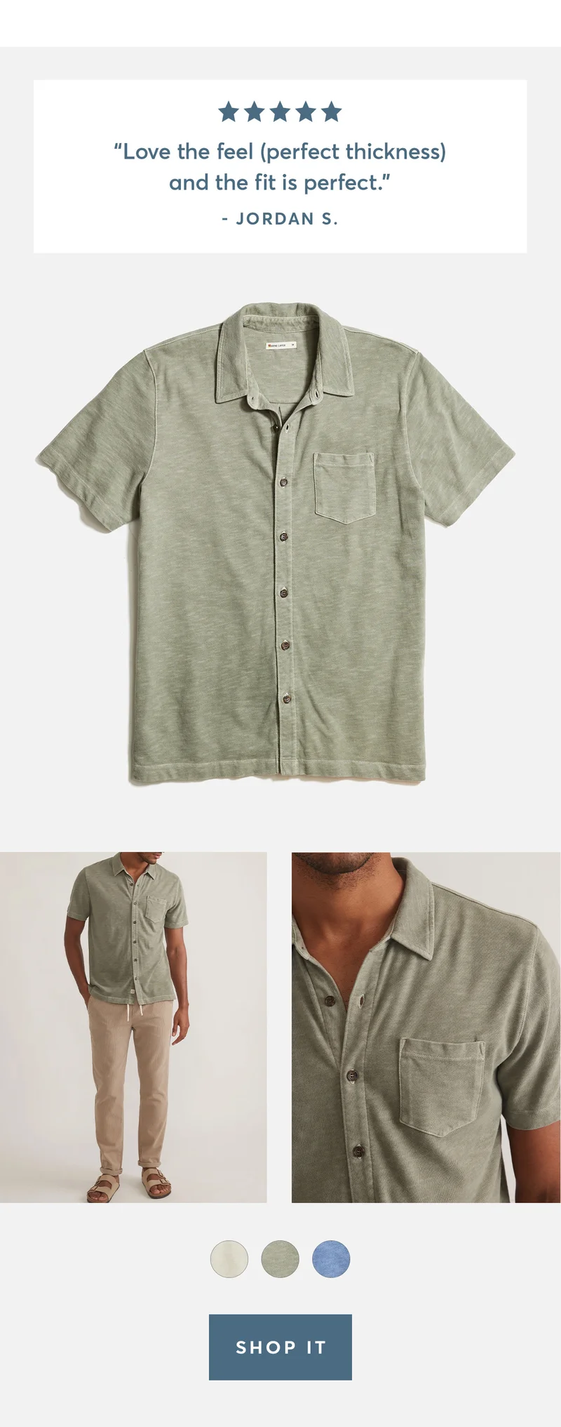 The buttondown (!)
