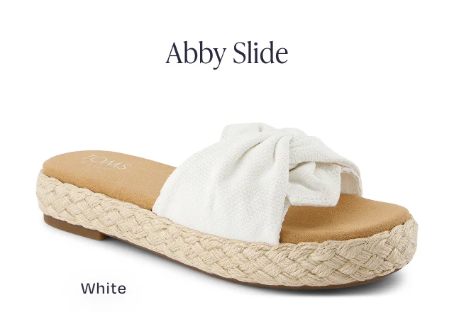 Abby Slide Flatform Espadrille Sandal - Image