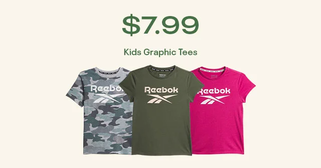 $7.99 Kids Graphic Tees