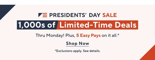 Presidents Day Sale
