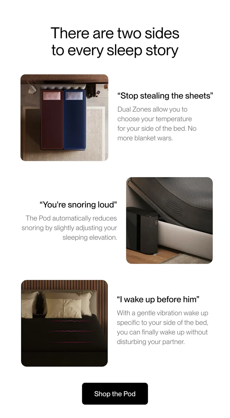 There are two sides to every sleep story