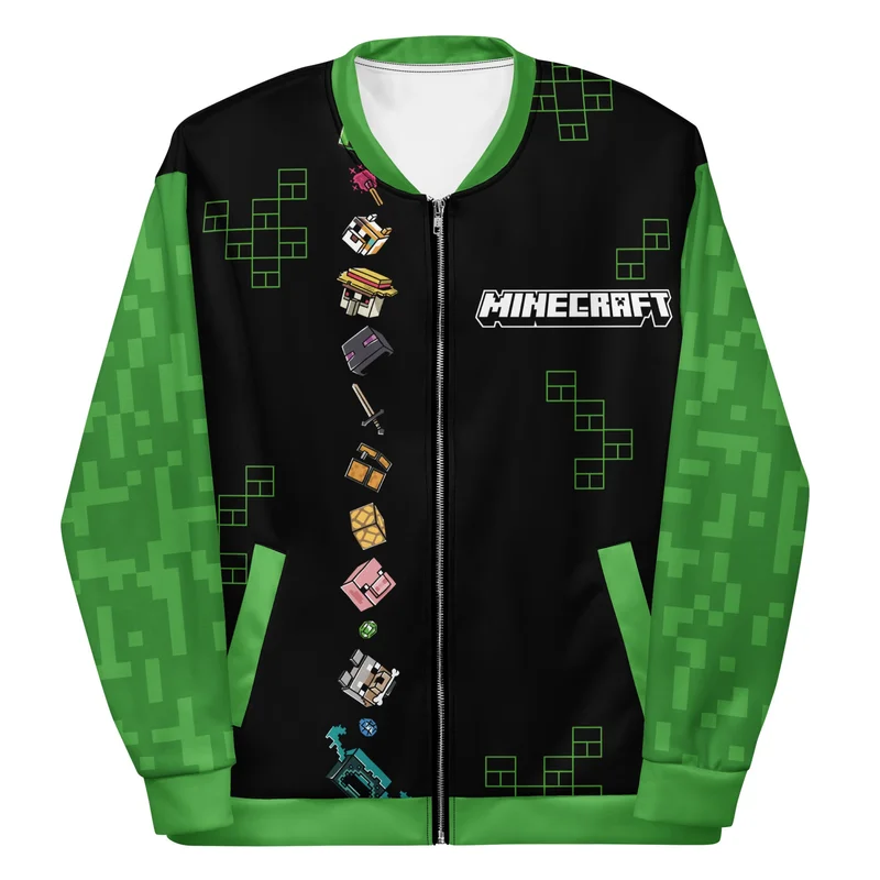 Image of Minecraft Bomber Jacket Mascot