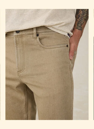 Stretch Terry 5-Pocket Pant