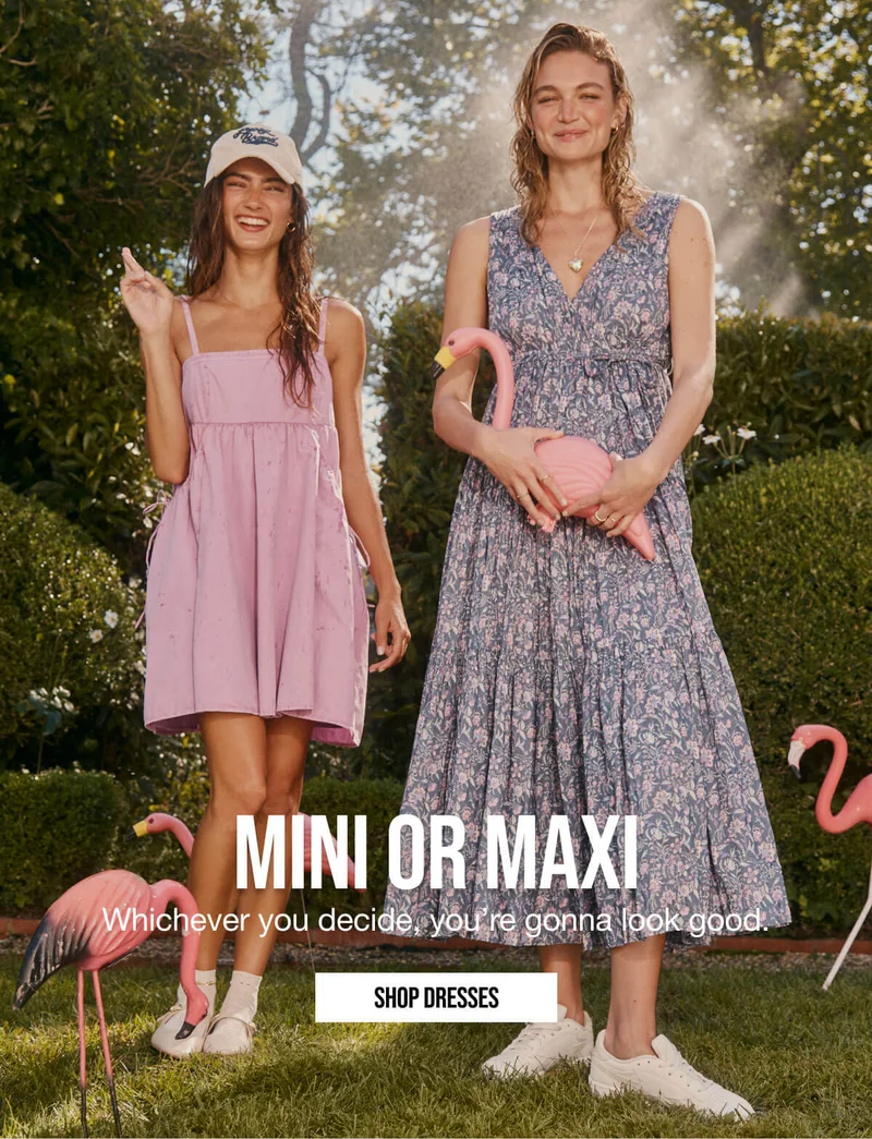 Mini or Maxi Shop Dresses