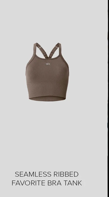 SEAMLESS RIBBED FAVORITE BRA TANK