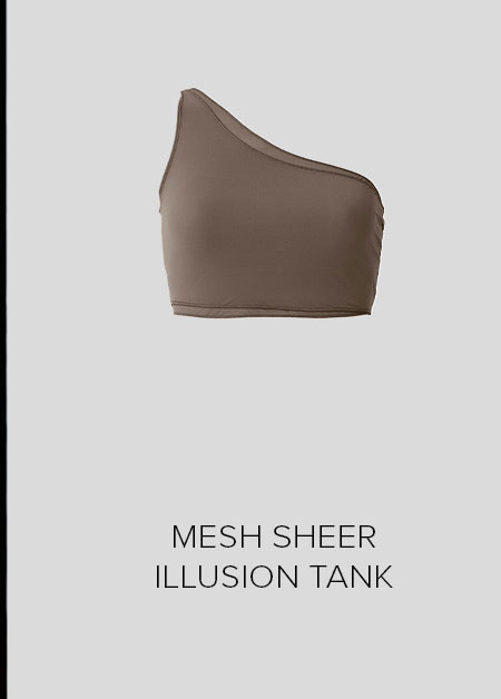 MESH SHEER ILLUSION TANK