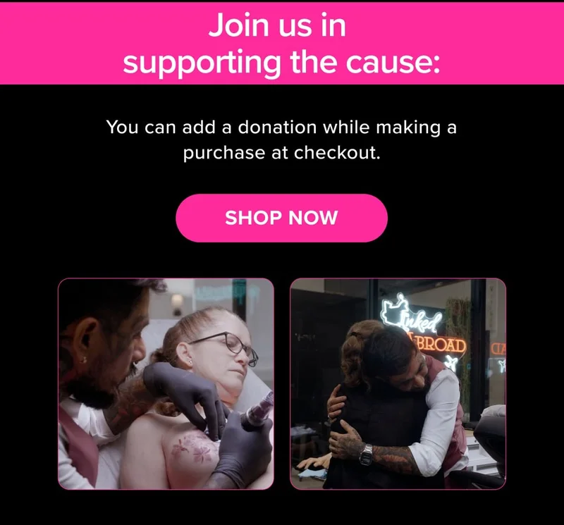 Join us in  supporting the cause: You can add a donation while making a purchase at checkout.
