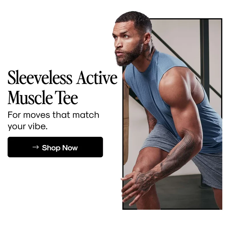 Sleeveless Active Muscle Tee