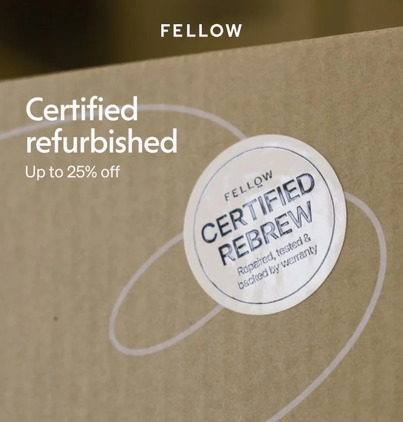 Certified refurbished up to 25% off