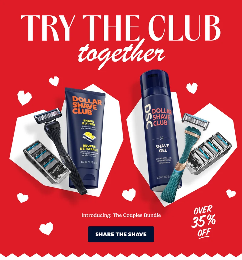 Wasn't love at first shave?