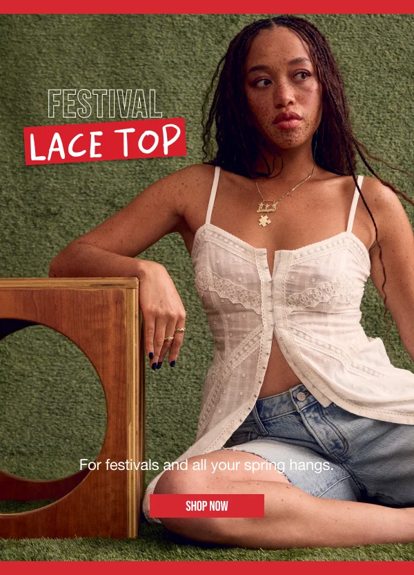 Festival Lace Top Shop Now