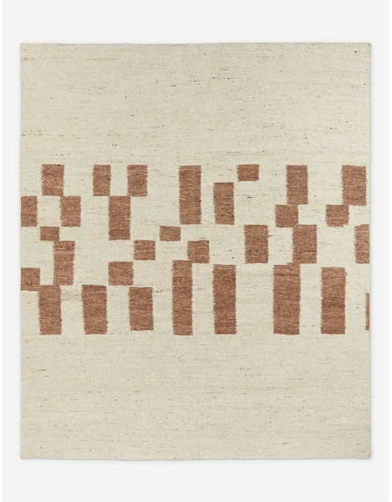 Mosaic Handwoven Wool Rug by Élan Byrd-8' x 10'