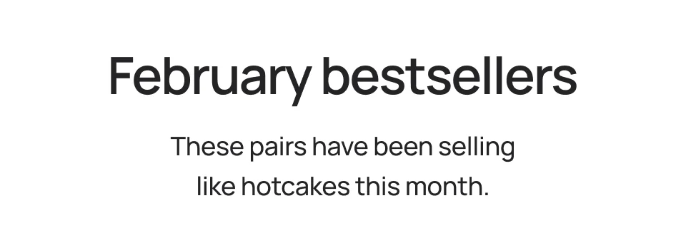 February bestsellers