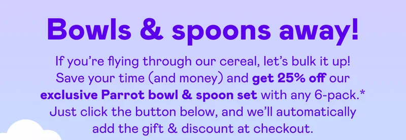 Bowls & spoons away!