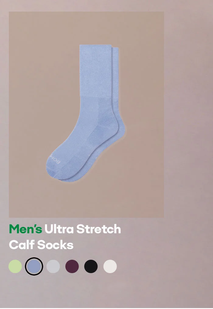 Men's Ultra Stretch Calf Socks